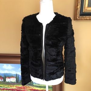 BDB faux fur sequined jacket.